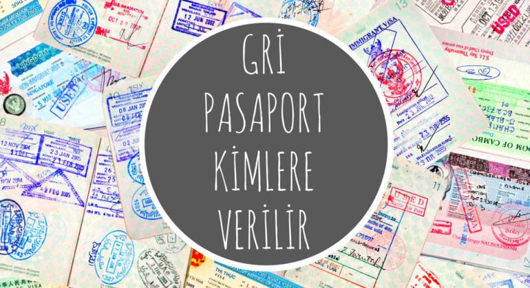 GRİ PASAPORT NEDİR & KİMLERE VERİLİR (HİZMET PASAPORTU)