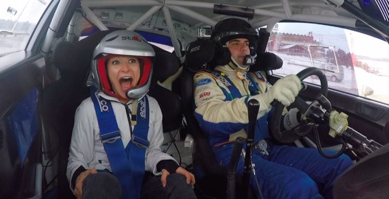 KARDA TÜRKİYE ŞAMPİYONUYLA RALLİ YAPTIK